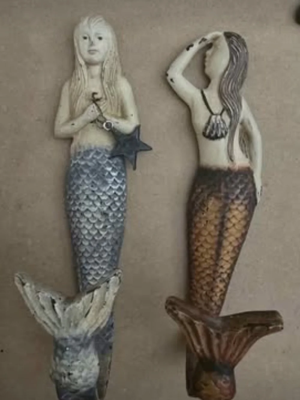 Decorative Mermaid Wall Hooks in Teal - Brand